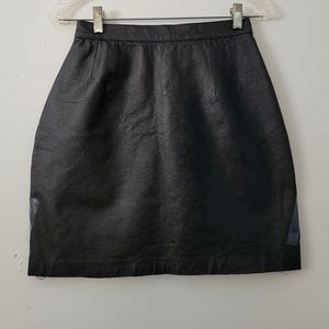 Newport News 90s Leather Mini